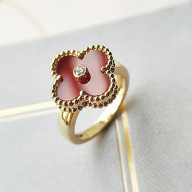 Van Cleef & Arpels classic red agate ring ring-3692